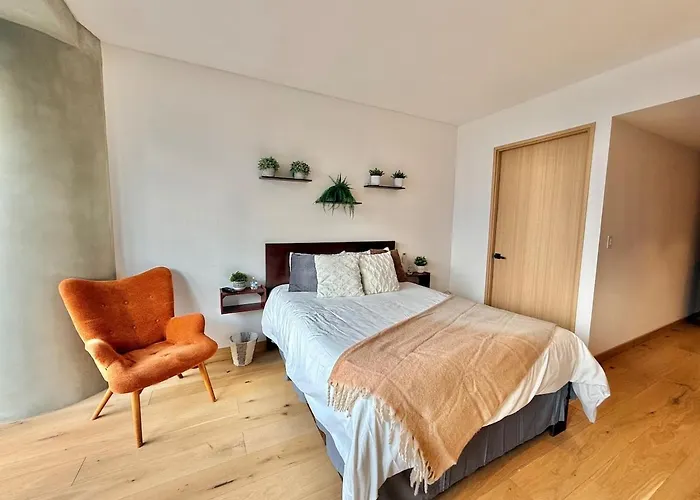 Apartamento Espectacular Estudio En Tower Reforma 2 Camas Dobles 4 Personas